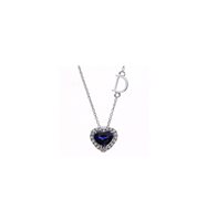 Collana Damiani Donna Classic For in Oro bianco Zaffiro 0.48 Ct 20068506 - 20068506